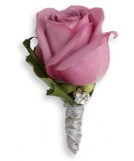 Roses And Ribbons Boutonniere